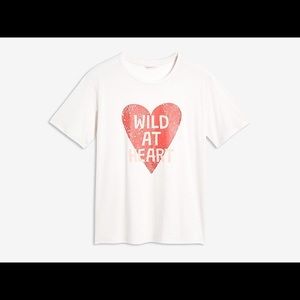 Marjorie Tee Wild at Heart Joe Fresh x Jillian Harris Size Small ❤️